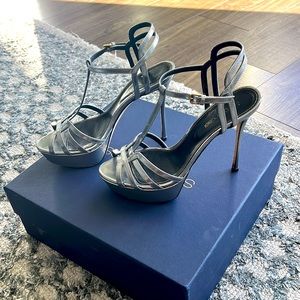 Sergio Rossi Silver Sandals